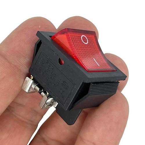 IC-104C Vida Bacak Geni� I��kl� Anahtar On-Off 4P 220V