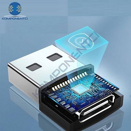 Divex Type-C Dii USB3.0 Erkek OTG Adaptr evirici Gri DC-178