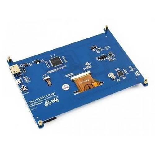 WaveShare 7 Inch (B) 800x480 Dokunmatik HDMI Ekran