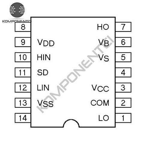 IR2110 Mosfet Src Entegresi Dip-14
