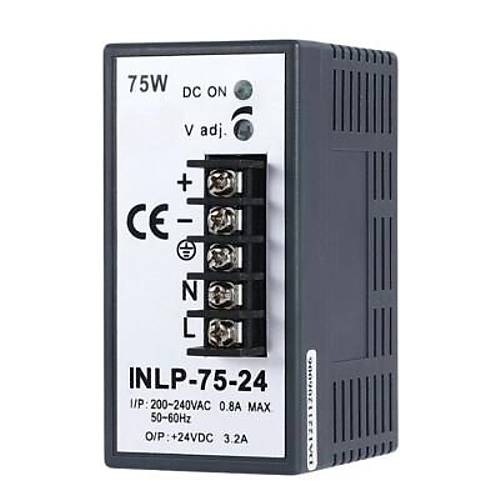 INLP-75-24 - 75W 24VDC 3.2A Raya Montajl� G�� Kayna��