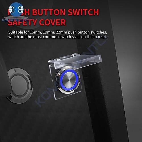 S-019 19mm Yayl� Buton Koruma Kapa�� DPC-19