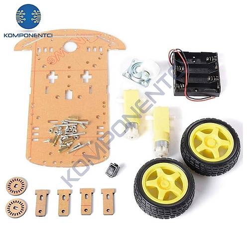 2WD Robot Araba Kiti