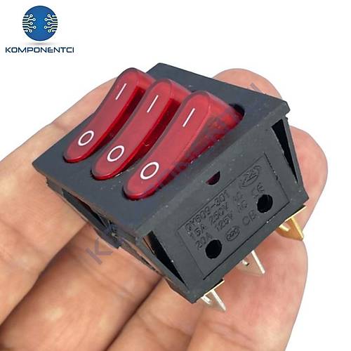 IC-135 l Ikl Anahtar 220V ON-OFF 9P