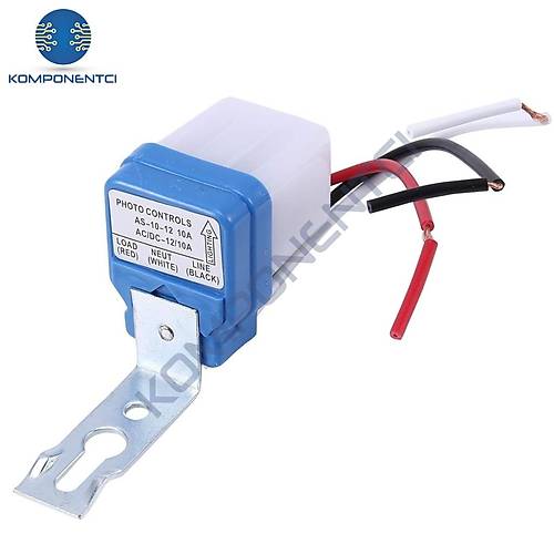 12V Fotosel Otomatik I��k Sens�r� - Gece Sens�r�