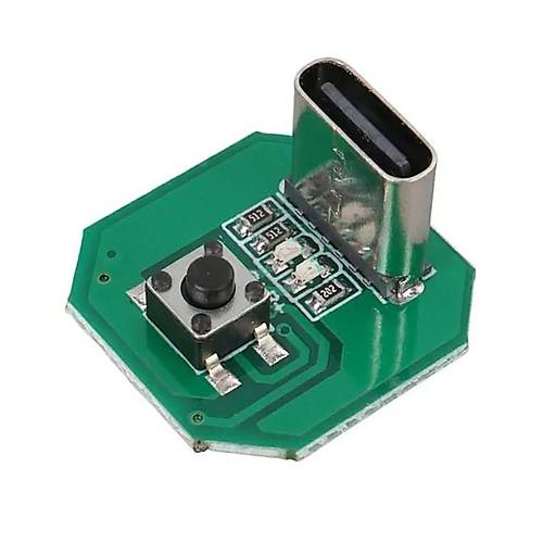 PM-28746 Type-C Giri�li Buton Kontroll� Lityum Batarya �arj�El Feneri Devresi