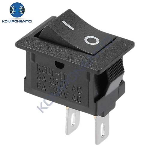 IC-125B Mini Dikdrtgen Iksz On-Off Anahtar 2 Pin