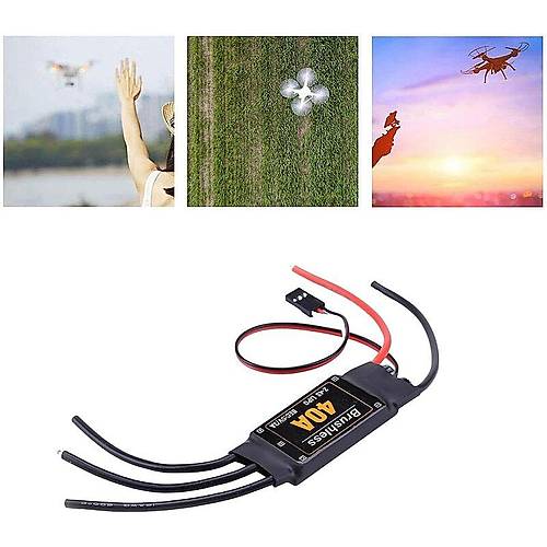 Drone ESC Brushless 40A F�r�as�z Motor H�z Kontrol S�r�c�s� - 2-4S LiPo Uyumlu Bullet Konnekt�rl�
