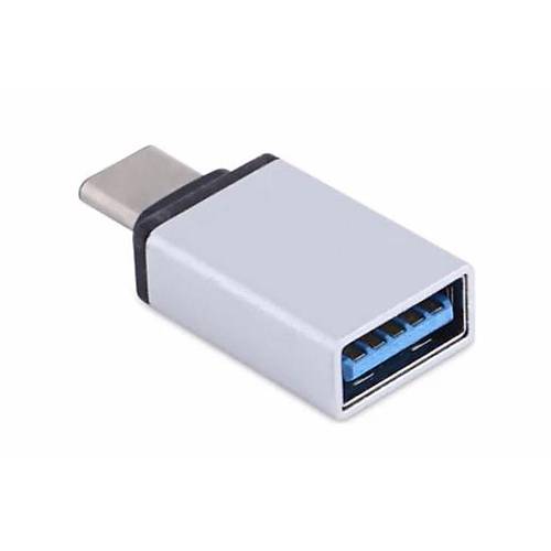 Type-C To USB 3.0 Otg Gri (Silver) Renk evirici