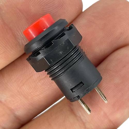 IC-185D Buton Yuvarlak Plastik Kalc 12mm 2P