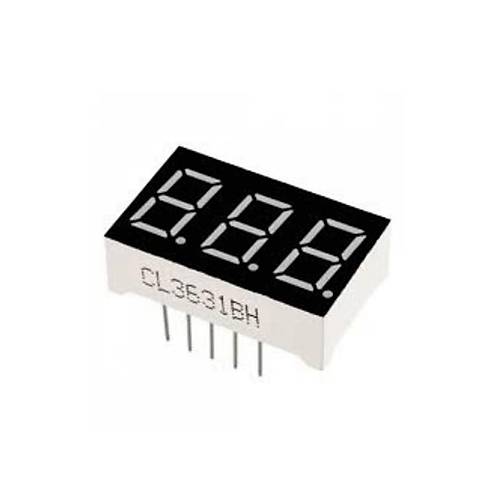 3 Haneli 0.56� K�rm�z� 7 Segment Display (Common Anode)