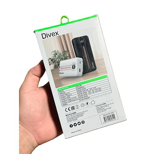 Divex 20.000mAh Kablolu Powerbank Ta��nabilir �arj Cihaz��DP-486�