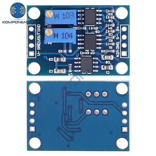 AD620 Yüksek Hassasiyetli Mikrovolt Sinyal Kuvvetlendirici Modül DC 12V ...