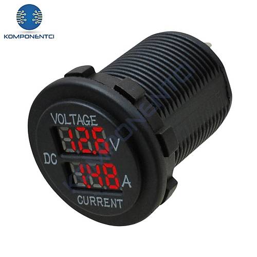 IC-231E Pano U�lu Volt-Ampermetre 28mm