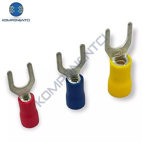 TRM TCU - 5006 4.0-6.0mm� Kesit d2: 5.3mm �zoleli �atal Tip Kablo Ucu (75 Adet)