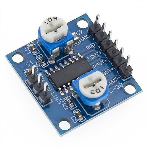 PAM8406 Dijital Ses Y�kseltici Mod�l� (5Wx2 Stereo Potansiyometre ile)