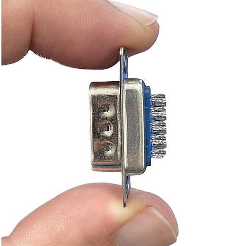 9 Pin DB9 Erkek Konnekt�r D-Sub Lehim Tipi 1 Adet