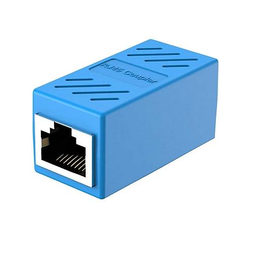 RJ45 Di�i-Di�i Ara Ba�lant� Soketi - Mavi