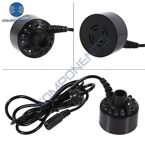 Sis Yap�c� Nem Noz�l� So�uk Buhar 24V 12 Led I��kl� Kulu�ka Makinesi