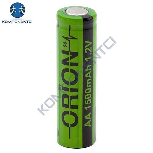 Orion 1.2V Ni-Mh AA 1500mAh arj Edilebilir Kalem Pil