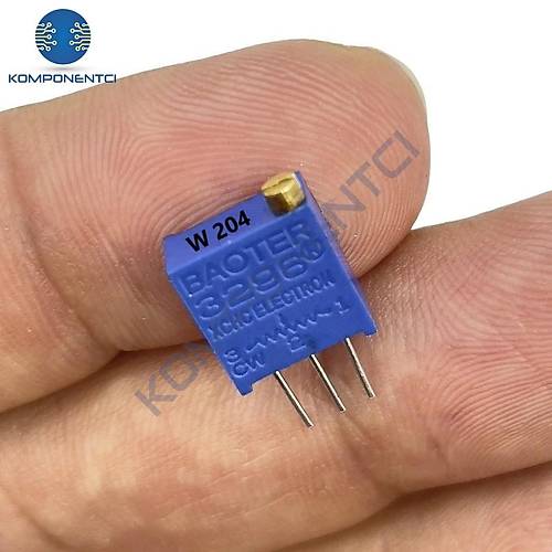 200K Trimpot - 3296 - W204 (Dik) �ok Turlu