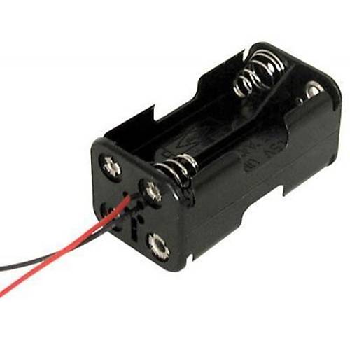 IC-234 AA 4'l� Pil Yata�� Pil Yuvas� Pil Kutusu �ift Tarafl� S�rt S�rta