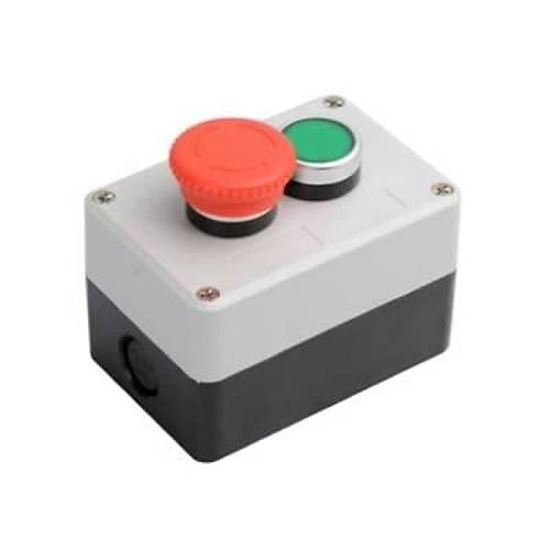Acil Stop ve Ye�il Push Buton Kutusu