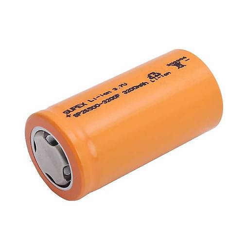 Supex 26500 3.7V 3200mAh Li-ion Pil (Ba�s�z)
