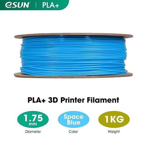 eSUN Uzay Mavisi Pla+ Filament 1.75mm 1 KG