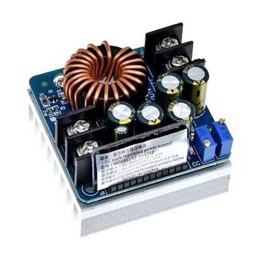 DC-DC 10-60V 400W Ayarlanabilir Komponentci Düşürücü Modül