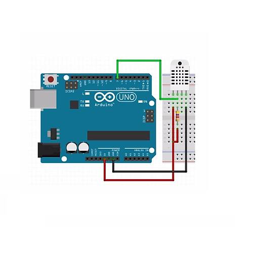DHT22 Is� ve Nem Sens�r� Arduino S�cakl�k ve Nem �l�er AM2302