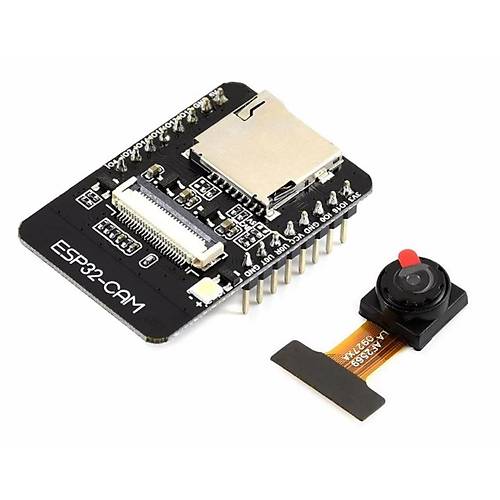 ESP32-CAM WiFi Bluetooth Gelitirme Kart + OV2640 Kamera Modl