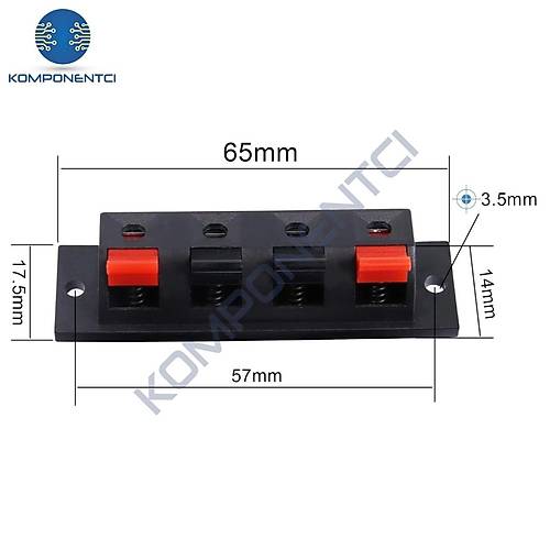 IC-250 Hoparl�r Klemensi 4'l� Hoparl�r Terminali