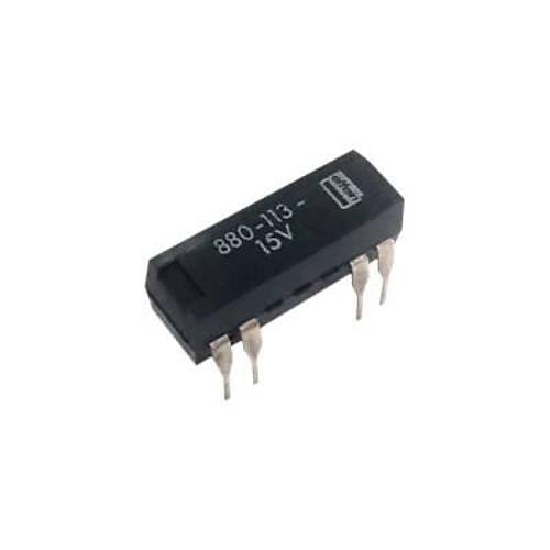 880-113-15V Reed R�le Tek Kontak N/O 15VDC 0.5A
