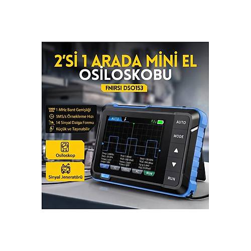 DSO-153 2'si 1 Arada Mini Dijital Osiloskop ve Sinyal Jenerat�r�