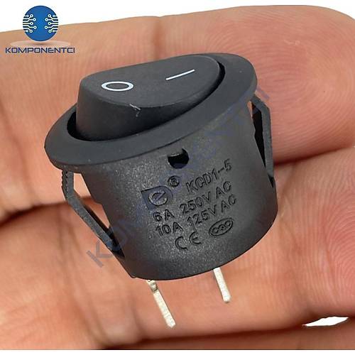 IC-133-5 Yuvarlak I��ks�z Anahtar On-Off 2P