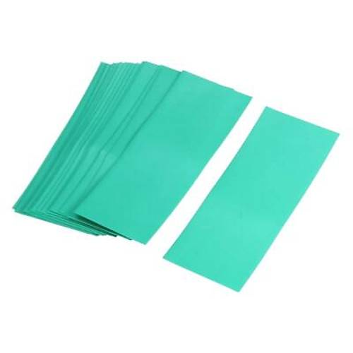 18650 Pil Kaplama Makaronu A��k Ye�il - 10 Adet