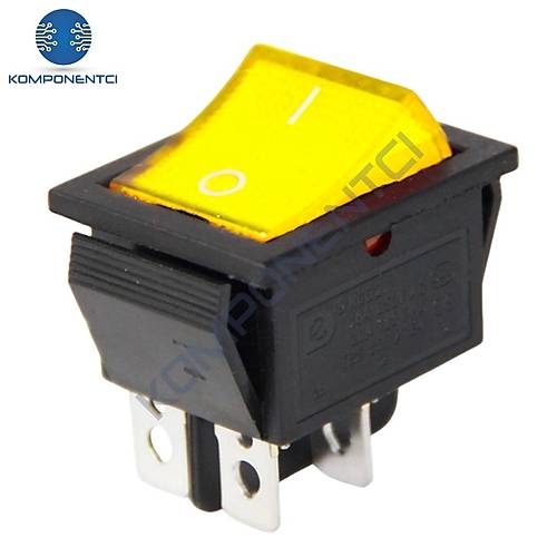 IC-104 Geni� I��kl� Anahtar On Off Switch 4P Sar�