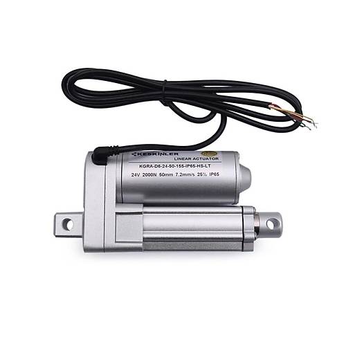 KGRA 24V 50MM 2000N IP65 Hall Sens�rl� Lineer Motor