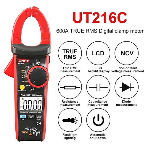 UNI-T UT216C AC/DC Dijital Pensampermetre