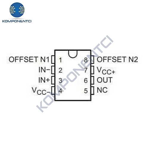 OP07 OpAmp Entegresi Soic-8