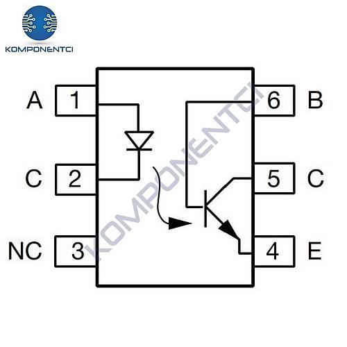 H11A1 Transistr kl Optokuplr Entegresi Dip-6
