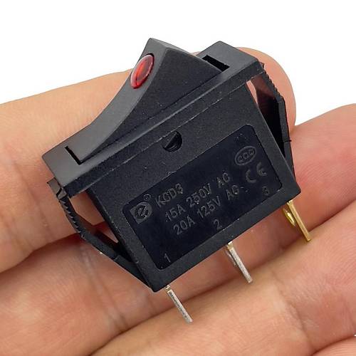 IC-113A Dar Nokta Ikl Anahtar On-Off Siyah