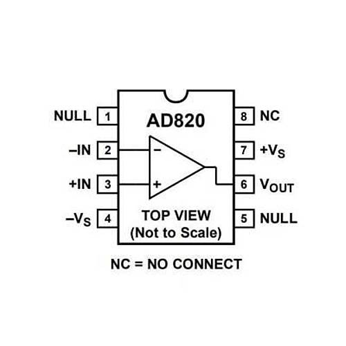 AD820AN DIP-8 OpAmp Entegresi