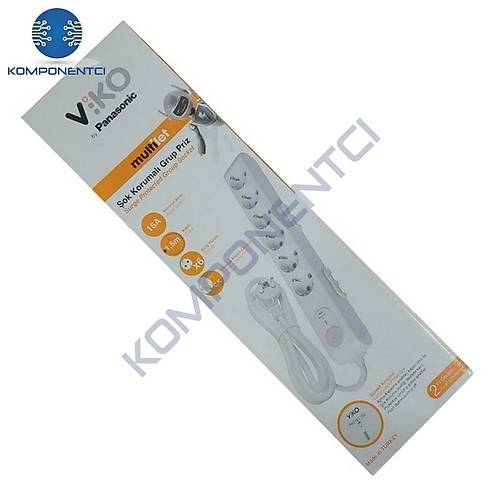 Viko Multi-Let �ok Korumal� Alt�l� Grup Priz Toprakl� �ocuk Korumal� 1.5 Mt