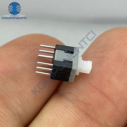 IC-196A 6 Pinli Bacakl� Kal�c�l� Yayl� Push Buton 6x6mm