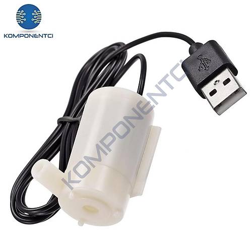 USB Giri�li Mini Dalg�� Su Pompas� 5V Akvaryum Pompas� Yatay