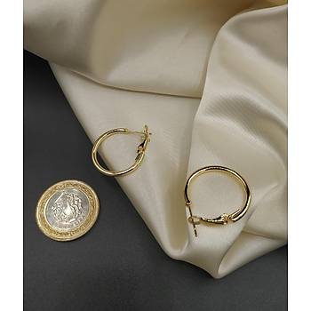 Klipsli Halka Gold Kpe