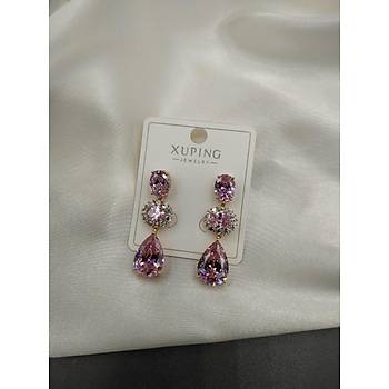 Zirkon lemeli Pembe Kristal Ta Xuping Sultan Kpe -2
