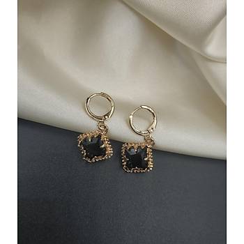Siyah Zirkon Tal Gold Kpe